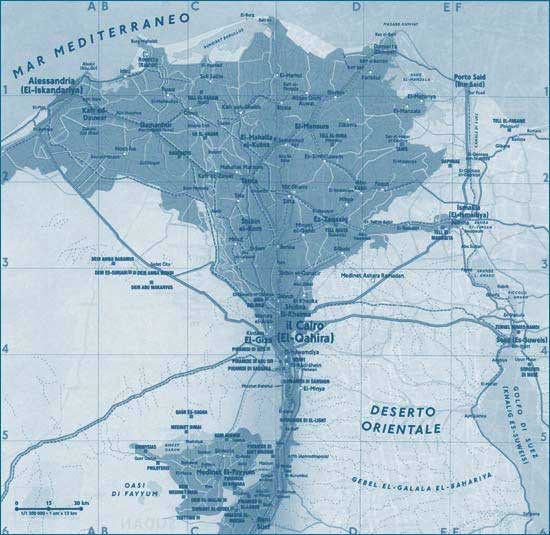 Cartina dell'itinerario