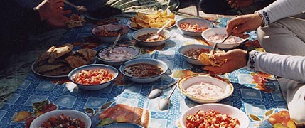 Tipico pranzo egiziano