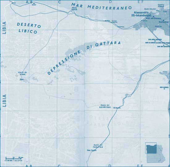 Cartina dell'itinerario