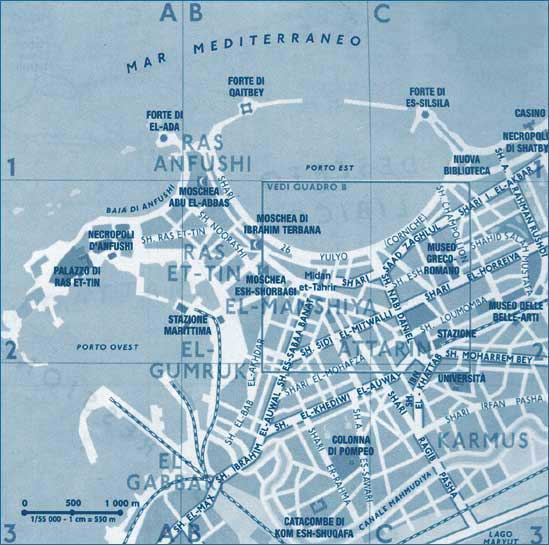 Cartina dell'itinerario